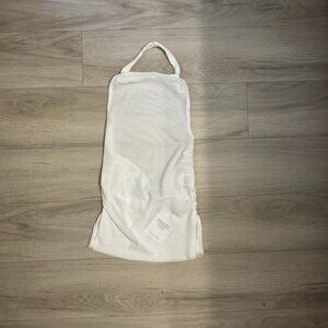 Princess Polly | Sheer White Open Back Top